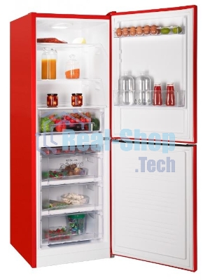 Холодильник Nordfrost NRB 161NF R красный двухкамерный 170/105 л морозилка снизу