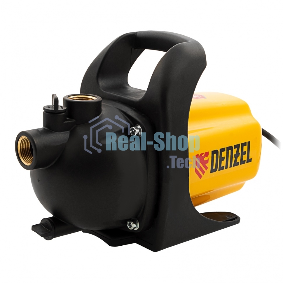 Насос Denzel GP600 садовый поверхностный 600Вт 3000л/ч подъем 35м