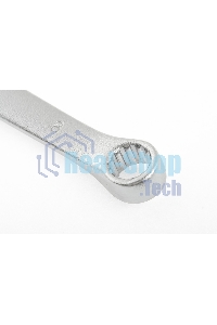 Ключ комбинированный, 10 мм, CrV, матовый хром Stels