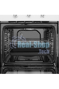 Шкаф духовой газовый с электрическим грилем Maunfeld MOGS703W, встраиваемый