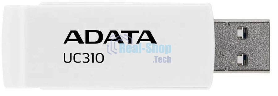 Флешка USB ADATA UC310 (UC310-64G-RWH), 64Gb, USB 3.2 Gen 1, R/W 100/30, белый