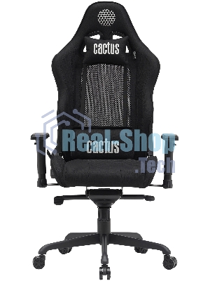 Кресло Cactus CS-CHR-MC04-BBK черный, экокожа