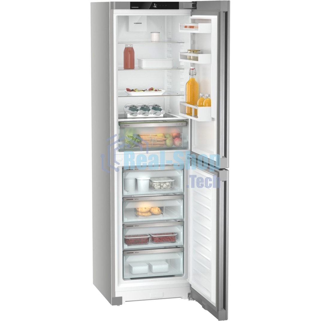 Холодильник Liebherr CNsfd 5704-22 001 серебристый двухкамерный 225/123л морозилка снизу