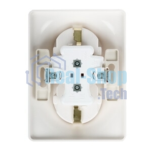 Systeme Electric Glossa Перламутр Розетка 2-ая с/з , 16А (в сборе)