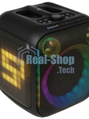 Портативная колонка SVEN PS-880, черный, 1.0, 110 Вт (RMS), Bluetooth, FM, USB, microSD, LED-дисплей, аккумулятор