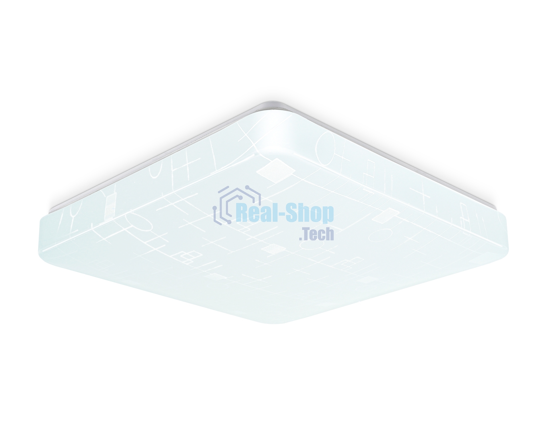 Потолочный светодиодный светильник Ambrella light FZ1155 WH белый 24W 6400K 330*330*80 (Без ПДУ)