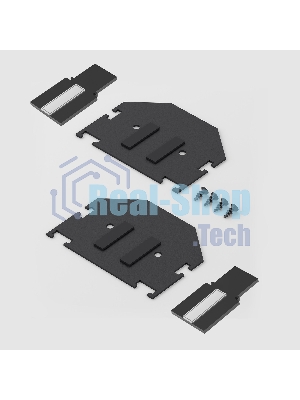 Slim Magnetic Комплект заглушек для шинопровода в натяжной потолок: торцевая и внутренняя (черный) 85233/00
