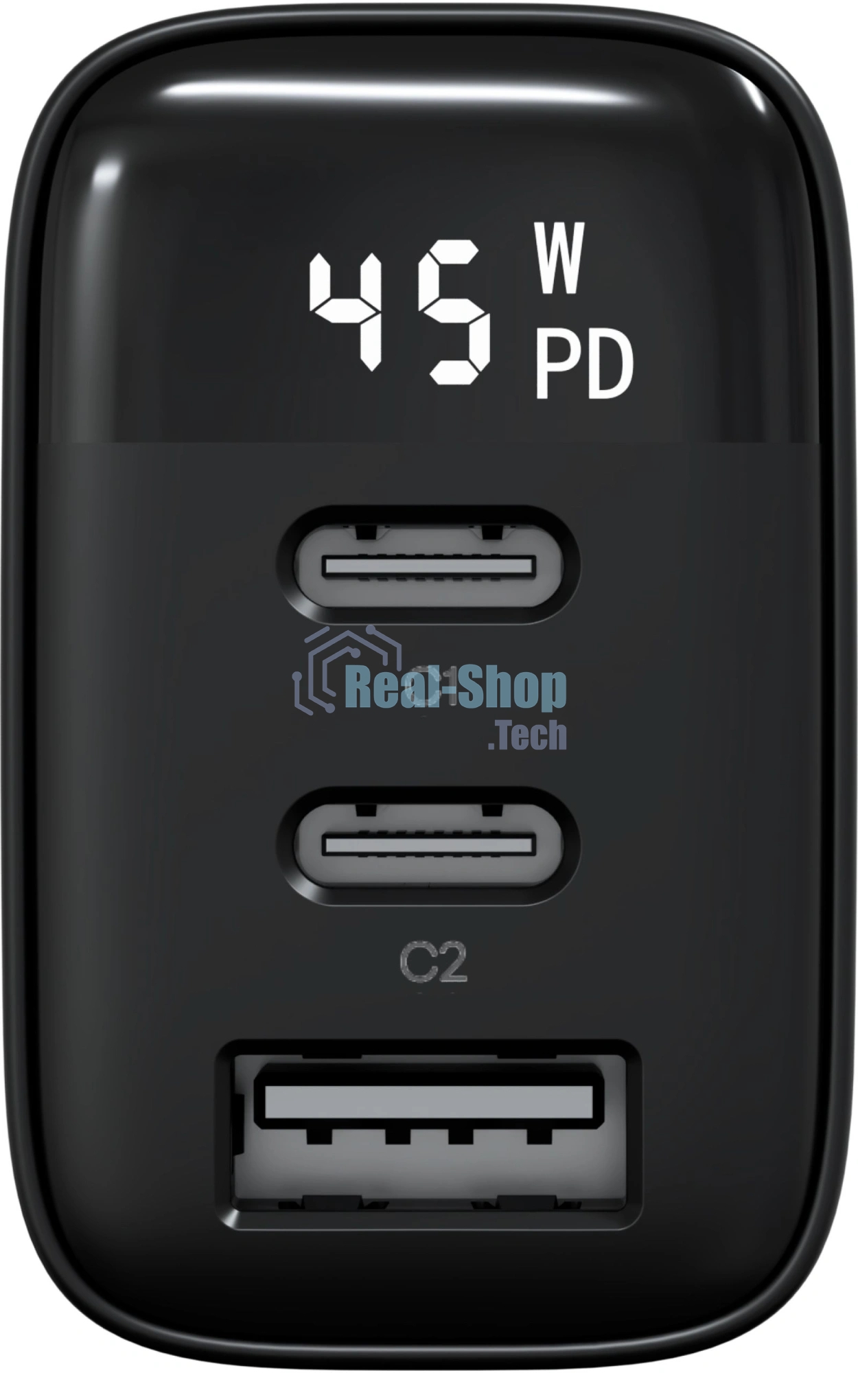 Сетевое зарядное устройство Magssory ACH008 45W 3.25A (PD3.0+PPS+QC4+AFC+FCP+SCP) универсальное черный