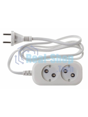 Сетевой удлинитель Buro BU-PSL2.1/W 1.5 м (2 розетки) белый (пакет ПЭ)