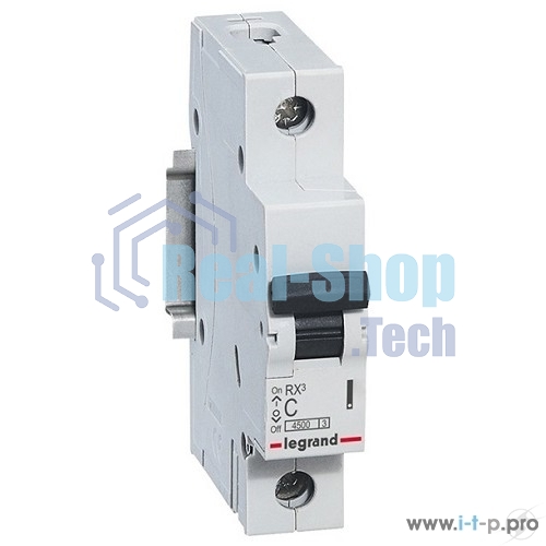 Выключатель автоматический модульный 1п C 32А 4.5кА RX3 Leg 419667