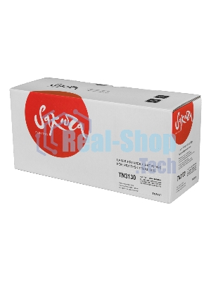 Картридж лазерный Sakura TN3130 для Brother HL-5240, HL-5240L, HL-5250DN, HL-5270DN, HL-5280DW, DCP-8060, DCP-8065DN, MFC-8460N, MFC-8860DN, MFC-8870DW, черный 3500 к.
