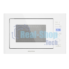 Микроволновая печь встраиваемая Maunfeld MBMO.25.7GW белый, 25 л, 900 Вт, переключатели - сенсор