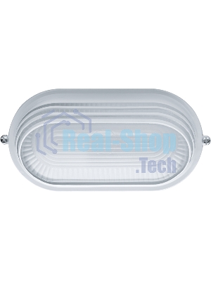 Светильник Navigator ЛОН NBL-O3-60-E27/WH 1х60Вт E27 IP54 (аналог НПБ 1407 бел. овал ресн. 60Вт)