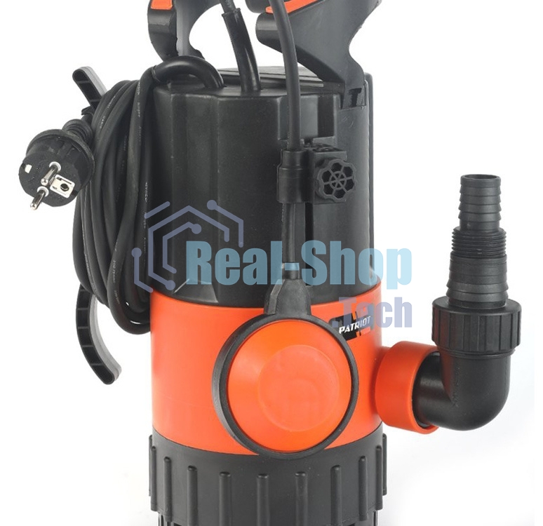 Садовый насос дренажный Patriot F 500 D 500Вт 7500л/час