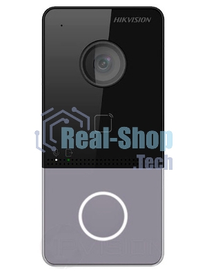 Видеопанель Hikvision DS-KV6113-WPE1(C), черный