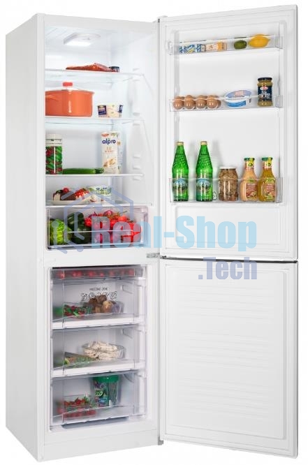 Холодильник Nordfrost NRB 162NF W белый двухкамерный 205/105 л морозилка снизу