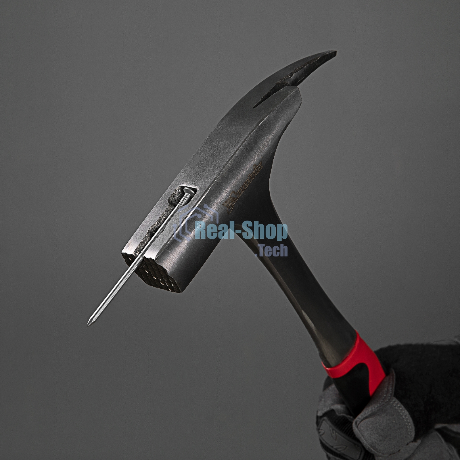 Молоток Matrix кровельщика 600г цельнометаллический двухкомпонентная рукоятка