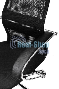 Кресло руководителя Бюрократ CH-607SL TW-01 Neo Black черный, сетка/ткань с подголов. на колес. металл хром