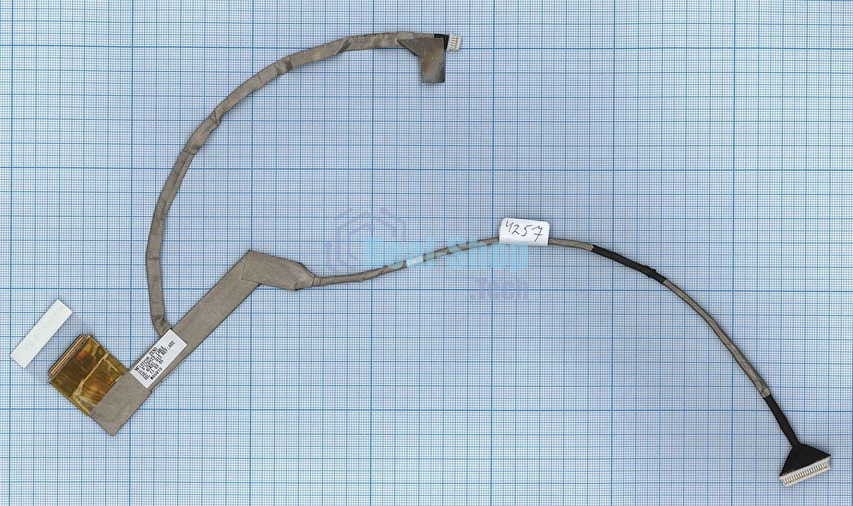 Шлейф матрицы для ноутбука HP ProBook 4520S 4525S (с камерой)