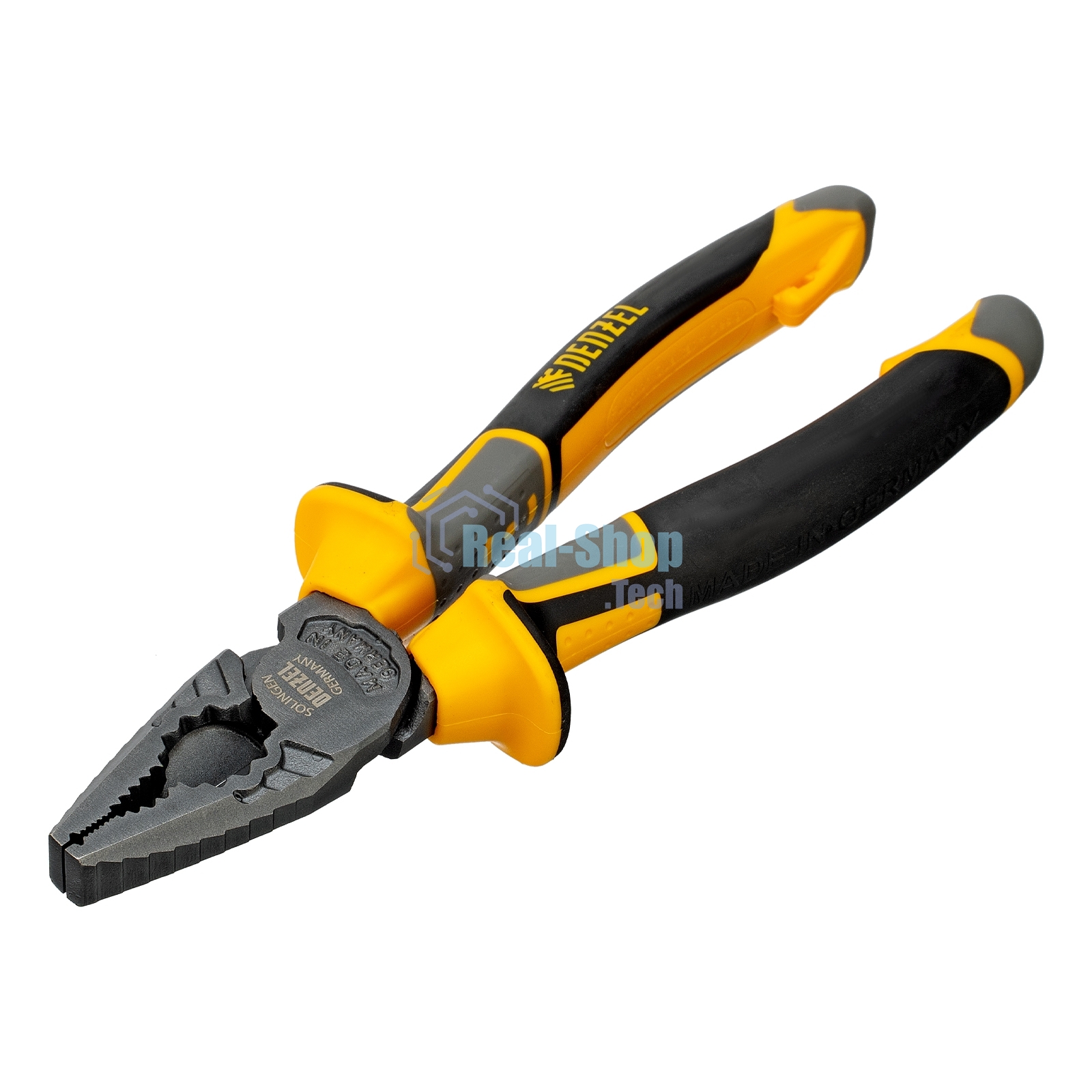 Плоскогубцы комбинированные Denzel 180 мм, трехкомпонентные рукоятки