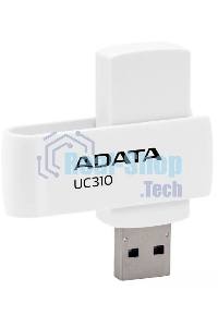 Флешка USB ADATA UC310 (UC310-64G-RWH), 64Gb, USB 3.2 Gen 1, R/W 100/30, белый