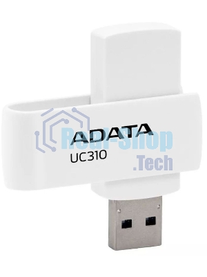 Флешка USB ADATA UC310 (UC310-64G-RWH), 64Gb, USB 3.2 Gen 1, R/W 100/30, белый