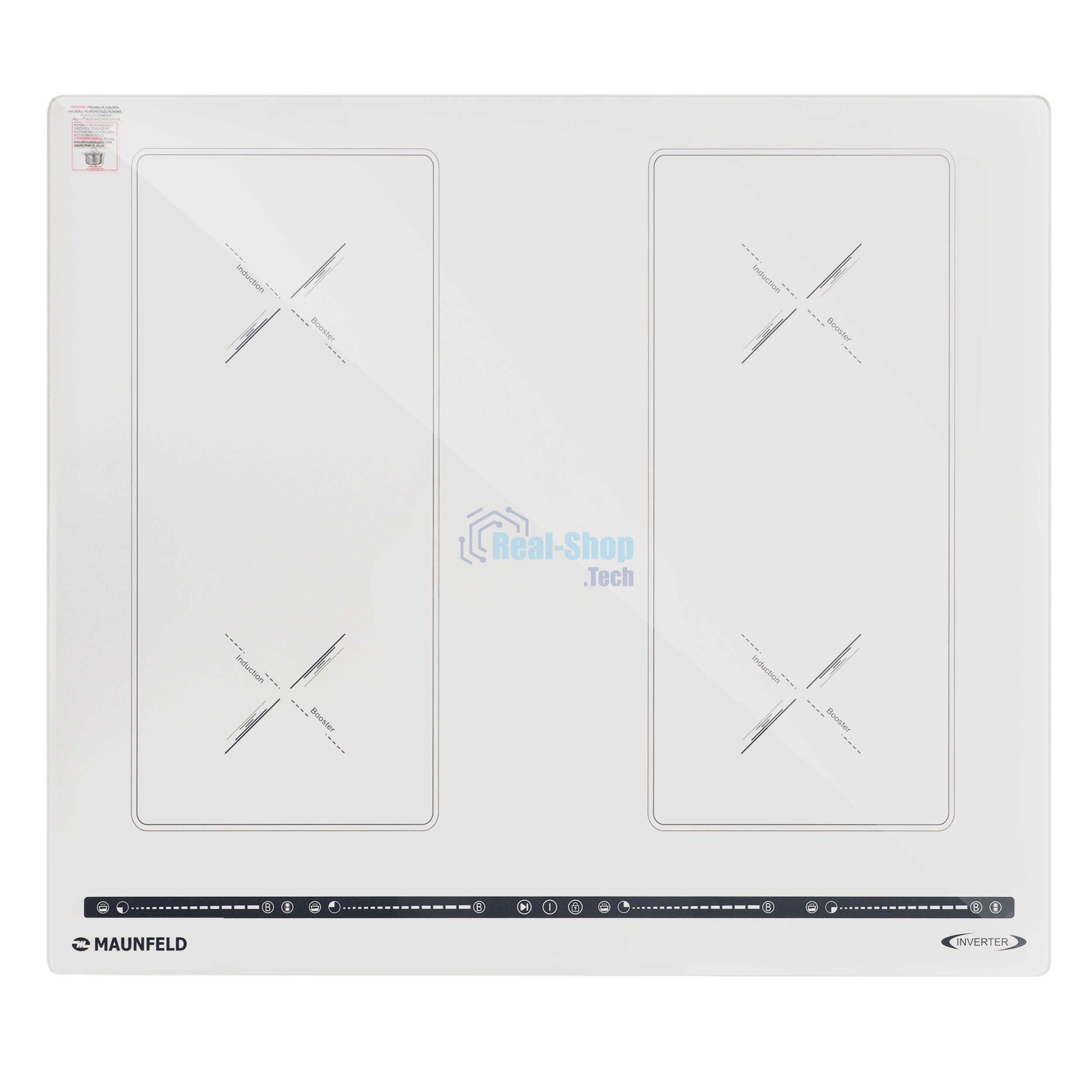 Индукционная варочная панель Maunfeld CVI594SB2BGA Inverter бежевый
