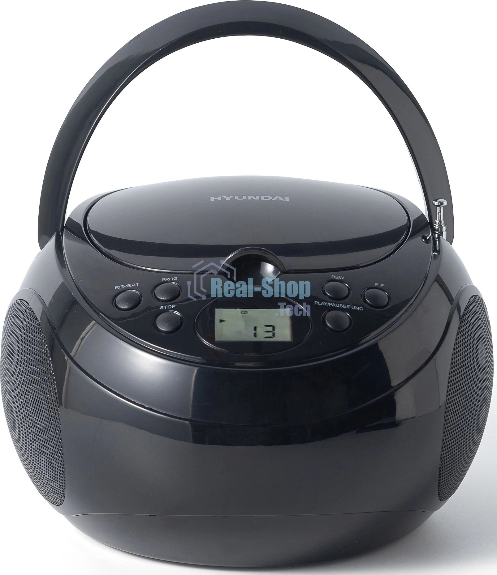 Аудиомагнитола Hyundai H-CD3300 черный 4Вт CD CDRW MP3 FM(dig)