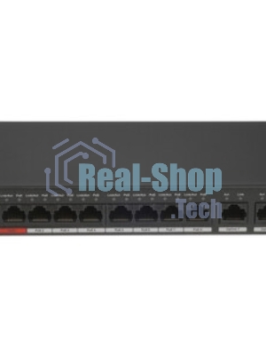 Коммутатор Dahua DH-SG4010P-2F, 8×1 Гбит/с + 2×1 Гбит/с SFP, управляемый