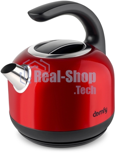 Чайник электрический Domfy DSB-EK304 1.7л. 2200Вт черный (корпус: стекло)
