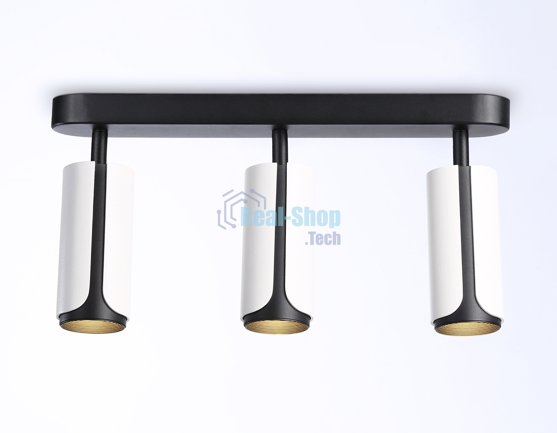 Светильник Ambrella light TN51603/3 WH/BK белый/черный GU10/3 380*60*195