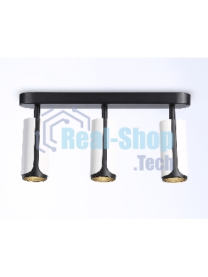 Светильник Ambrella light TN51603/3 WH/BK белый/черный GU10/3 380*60*195