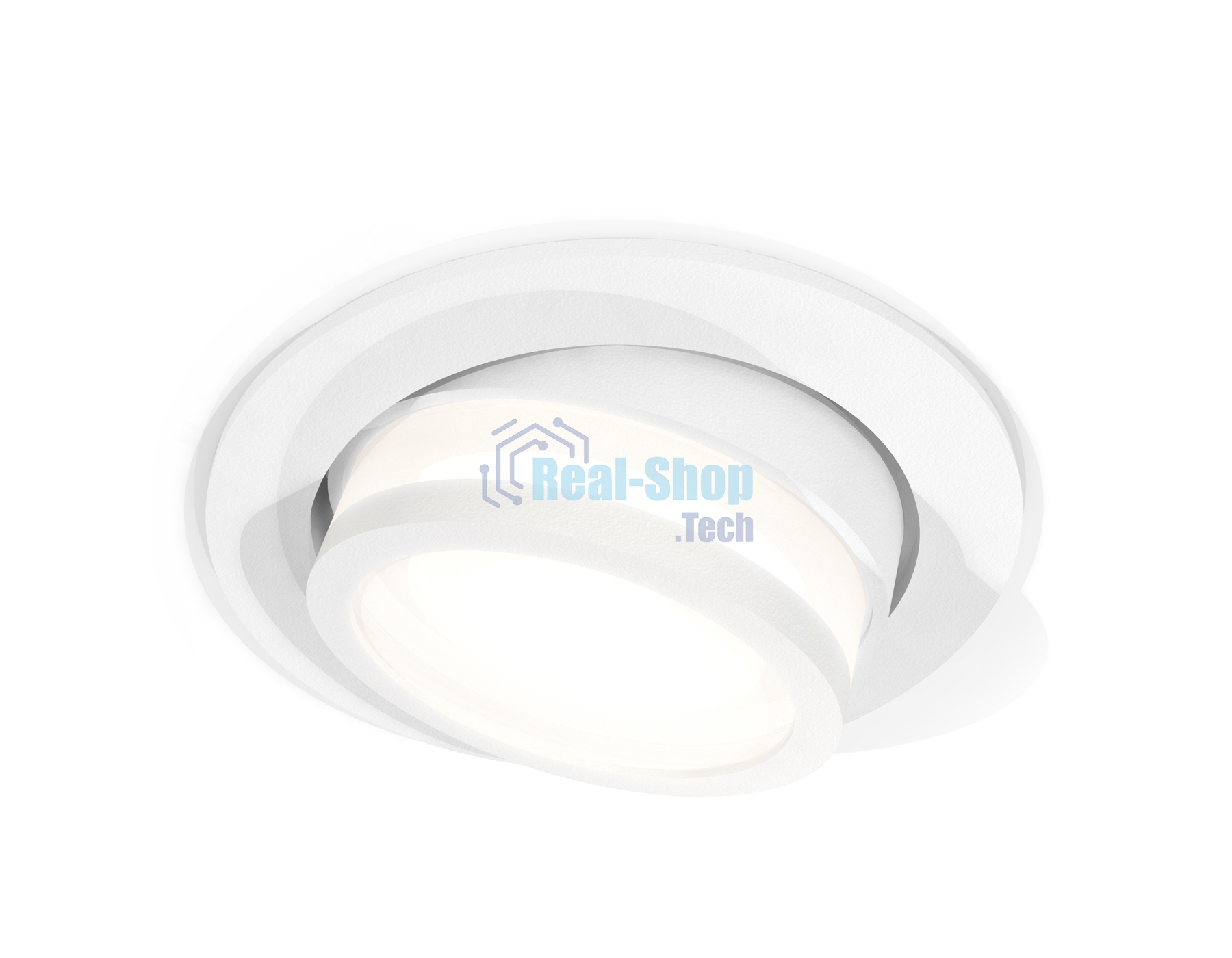 Комплект встраиваемого поворотного светильника Ambrella light XC7651081 SWH/FR белый песок/белый матовый MR16 GU5.3 (C7651, N7120)