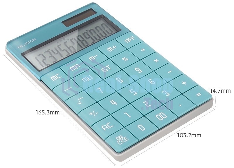 Калькулятор настольный Deli Nusign ENS041blue синий 12-разр.