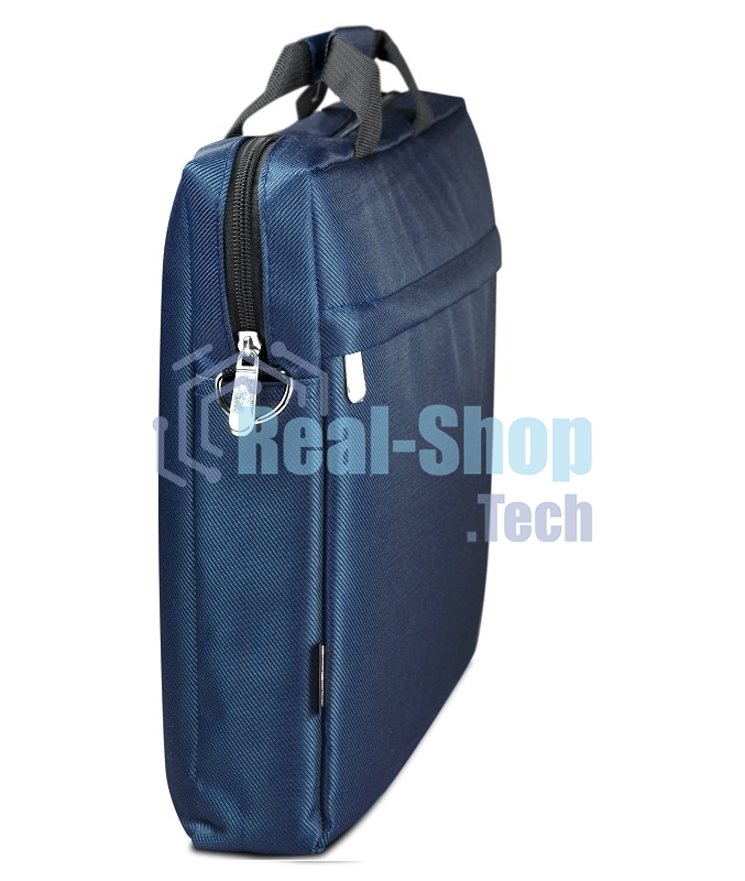 Сумка для ноутбука ExeGate EX205137RUS Start S15 Deep Blue, темно-синяя, полиэстер, для ноутбуков до 15.6