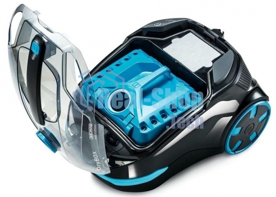 Пылесос Thomas DryBOX черный/синий, 300/1700Вт, уборка сухая, пылесборник контейнер 2.1 л