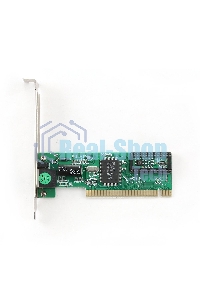 Сетевой адаптер Ethernet Gembird NIC-R1 100/10, PCI, чипсет RTL8139C