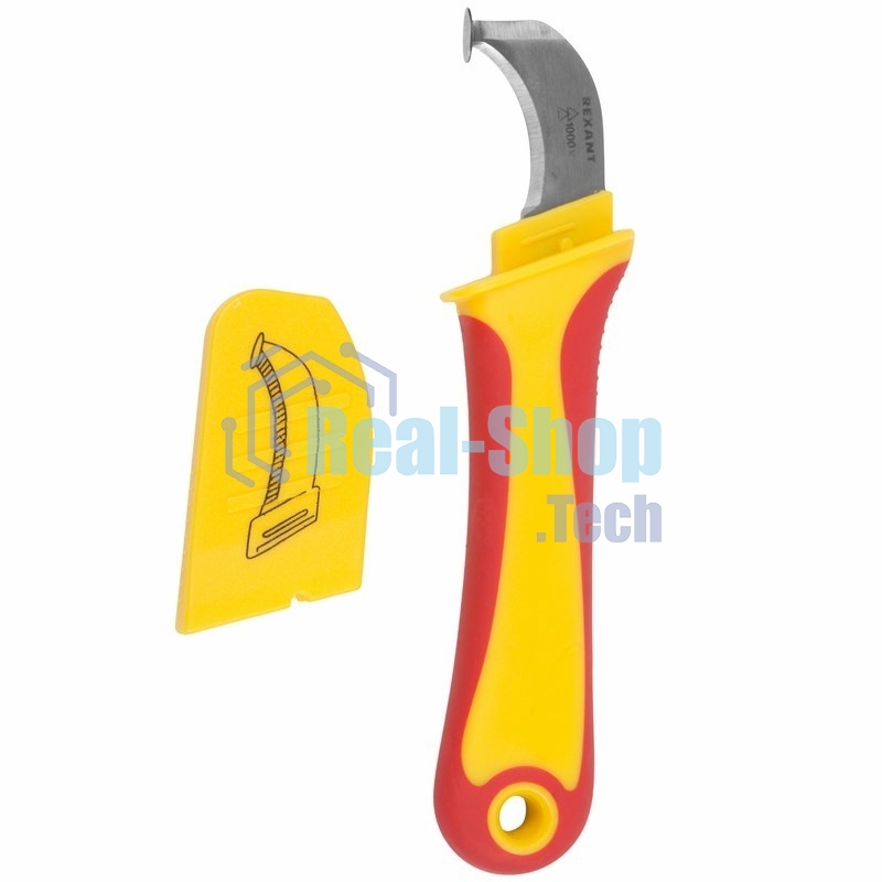 Нож монтажника Rexant, нержавеющая сталь, с 