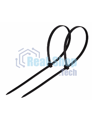 Хомут-стяжка кабельная нейлоновая Rexant 500 x 4,8 мм, черная, упаковка 100 шт.
