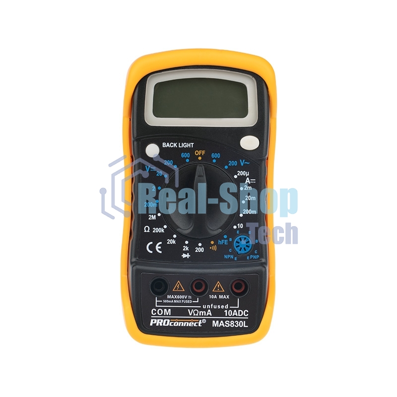 Универсальный мультиметр MAS830L (DT850L) PROconnect 13-3021