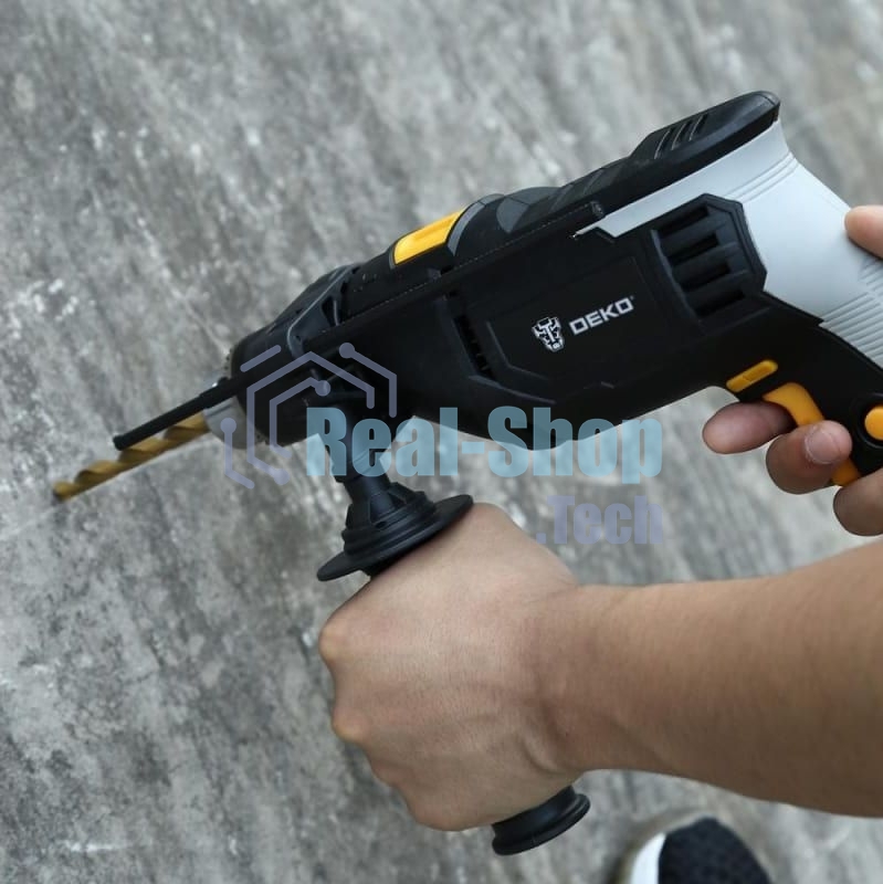 Дрель Deko DKID850W, 850 Вт, сетевая, ударная