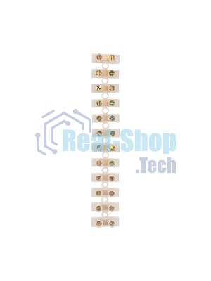 Клеммная колодка винтовая Rexant KВ-16 (6-16 мм²), ток 30 A, полиэтилен белый, индивидуальная упаковка, 1 шт. (ЗВИ)