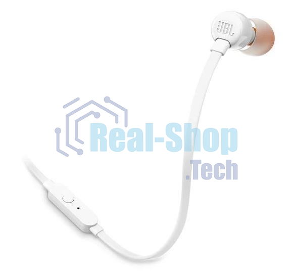 Наушники JBL Tune 110, 3.5 мм, внутриканальные, белый