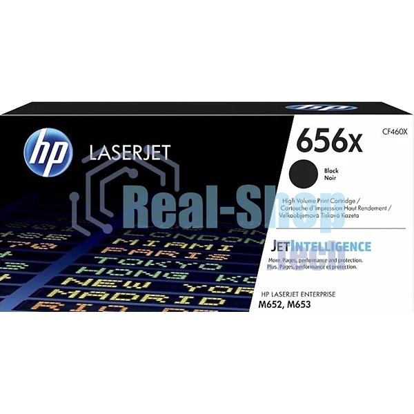 Картридж лазерный HP 656X черный увеличенной емкости для HP CLJ M652/M653 (CF460X) 27000 стр