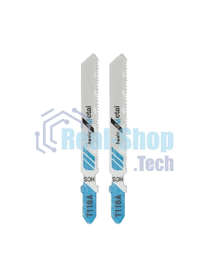 Пилка для электролобзика Kranz 75 мм 21 з/д 1,5-3 мм T118A (2 шт./уп.) (металл)