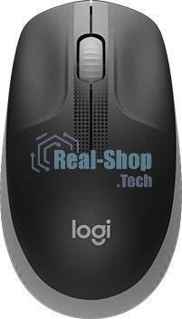 Мышь беспроводная Logitech M190 серый, 1000 dpi, радиоканал, USB, кнопки - 3