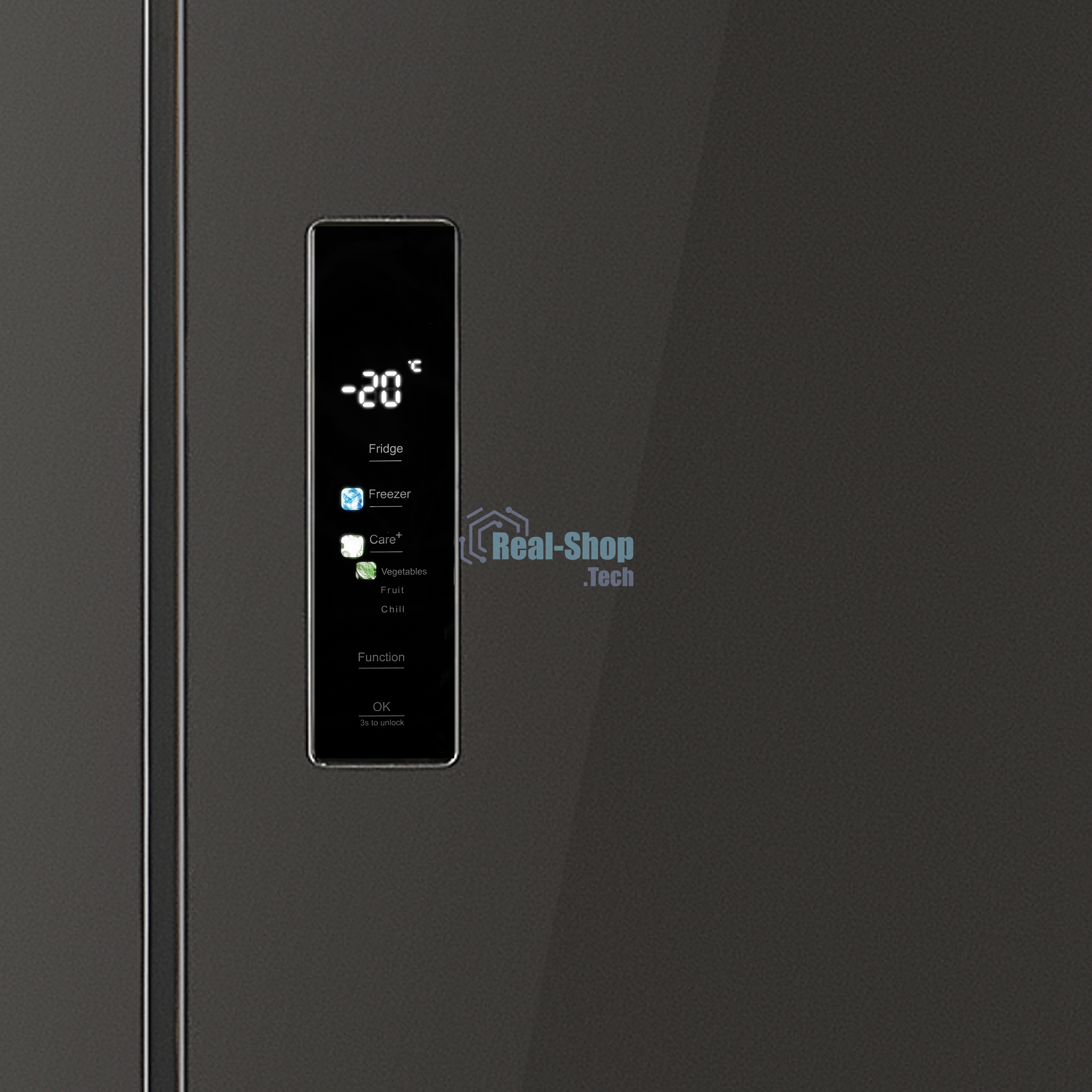 Холодильник Maunfeld MFF183NFSBE черная нержавеющая сталь трехкамерный инвертор 405л морозилка снизу