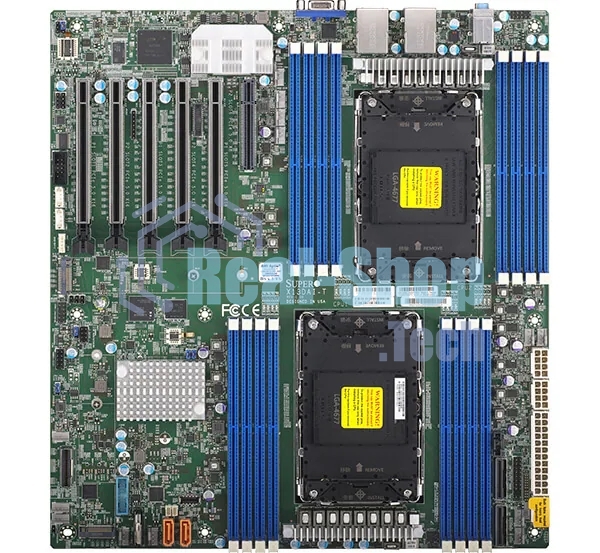 Материнская плата Supermicro MBD-X13DAI-T-B, сокет LGA4677, Intel C741, DDR5, 16xDDR5, 5xPCIe 5.0 x16, 2xM.2, 2xSATA, E-ATX