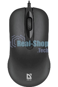 Мышь проводная Defender Classic MB-230 черный, 1600 dpi, USB, кнопки - 4