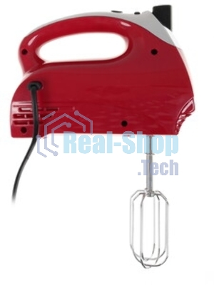 Миксер ручной Centek CT-1118 хром/вишня 350 Вт, 5 скоростей+турбо, взбивание/замешивание